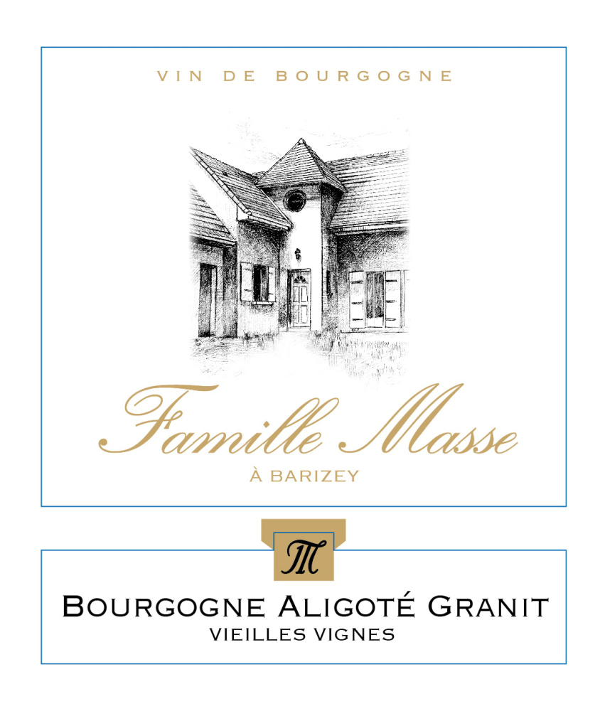 etiquette - Domaine Masse - Bourgogne Aligoté Granit Vieilles Vignes