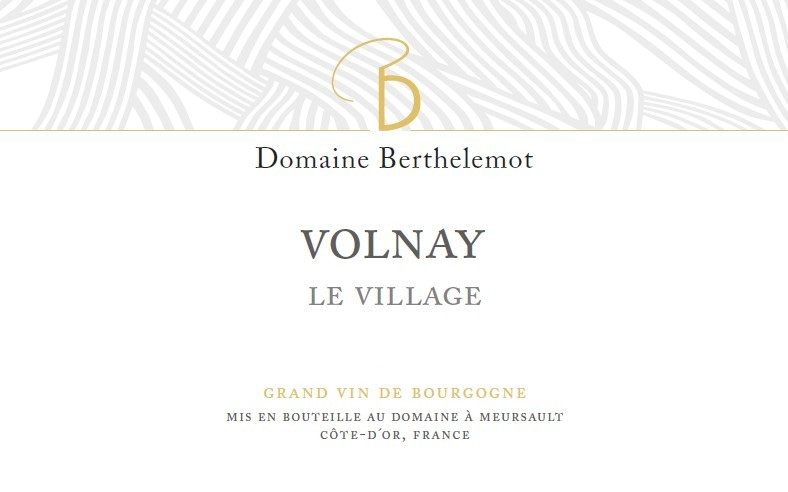 etiquette - Domaine Berthelemot - Volnay Le Village