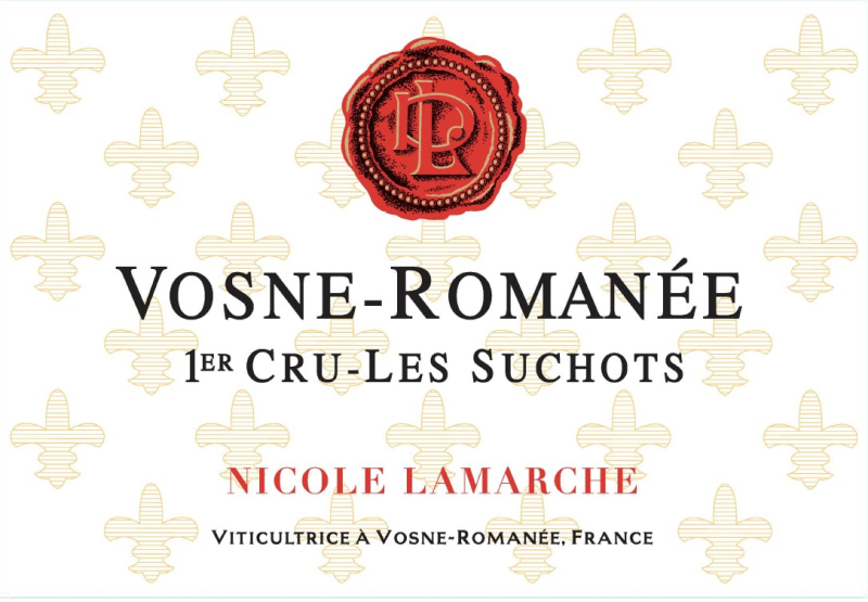 etiquette - Vosne Romanée 1er Cru Les Suchots - Domaine Lamarche Nicole - Domaines et Saveurs Collection