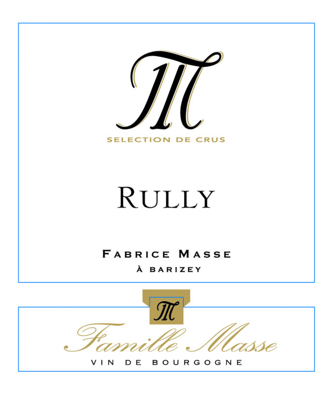 etiquette - Rully Rouge - Domaine Masse - Domaines et Saveurs Collection