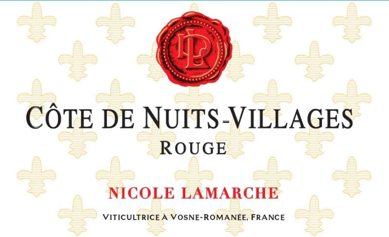 etiquette - Côte de Nuits Villages rouge - Domaine Lamarche Nicole - Domaines et Saveurs Collection