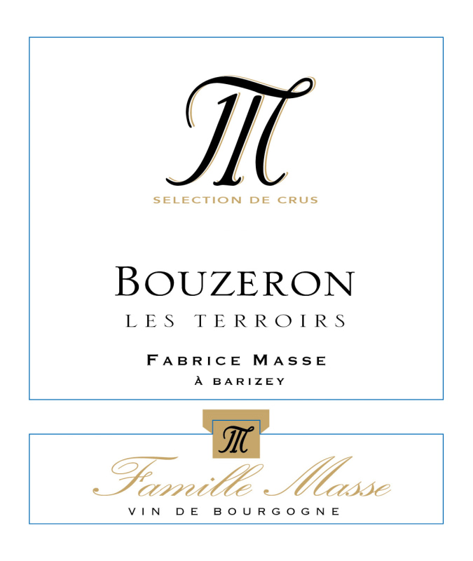 etiquette - Bouzeron Les Terroirs - Domaine Masse - Domaines et Saveurs Collection