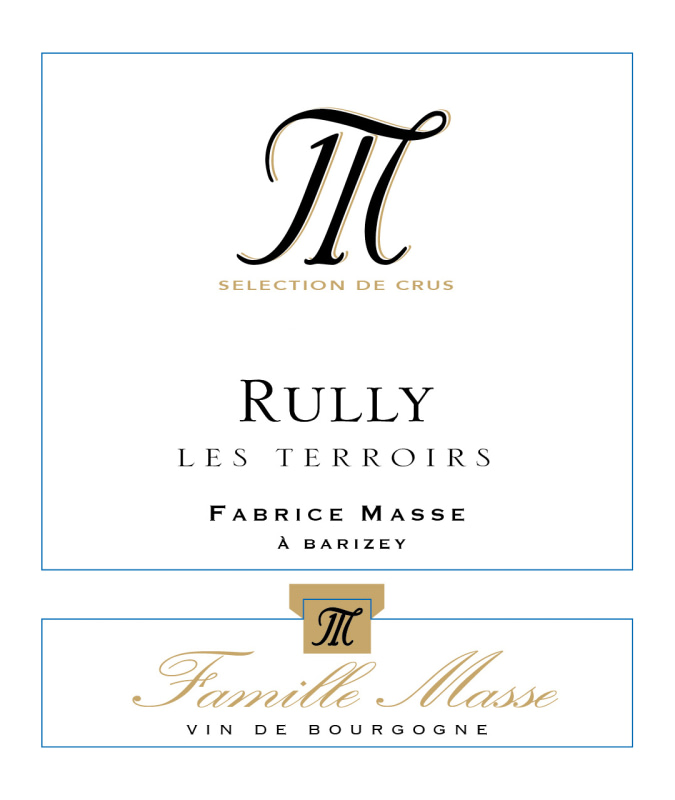 etiquette - Rully Les Terroirs - Domaine Masse - Domaines et Saveurs Collection