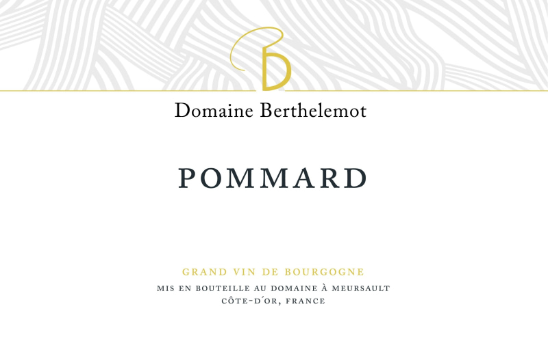 etiquette - Pommard - Domaine Berthelemot - Domaines et Saveurs Collection