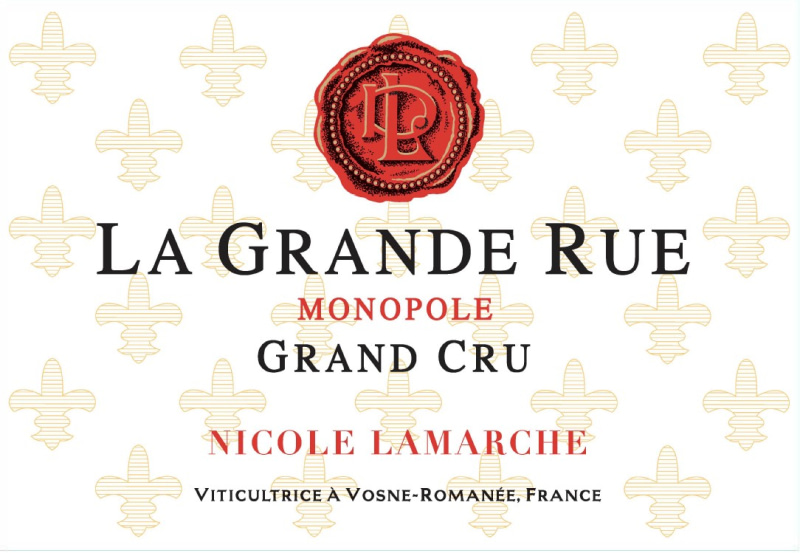 etiquette - La Grande Rue Grand Cru Monopole - Domaine Lamarche Nicole - Domaines et Saveurs Collection