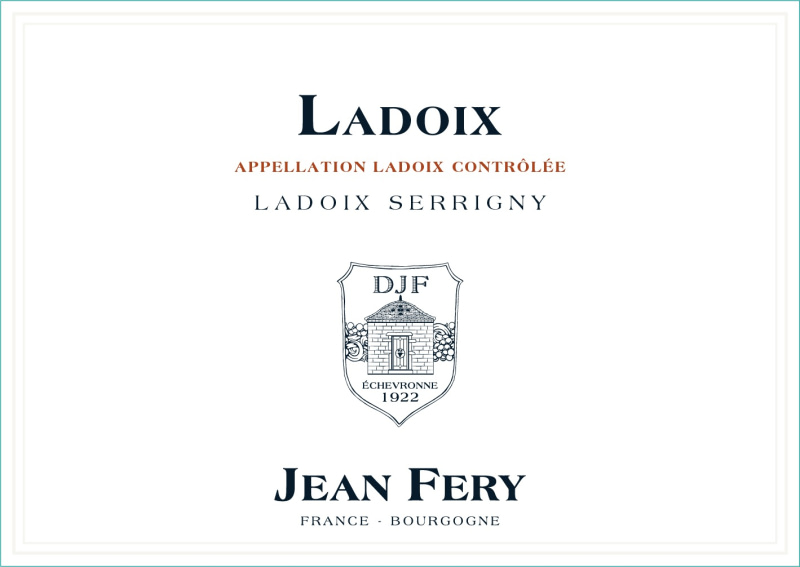 etiquette - Ladoix - Domaine FERY Jean - Domaines et Saveurs Collection