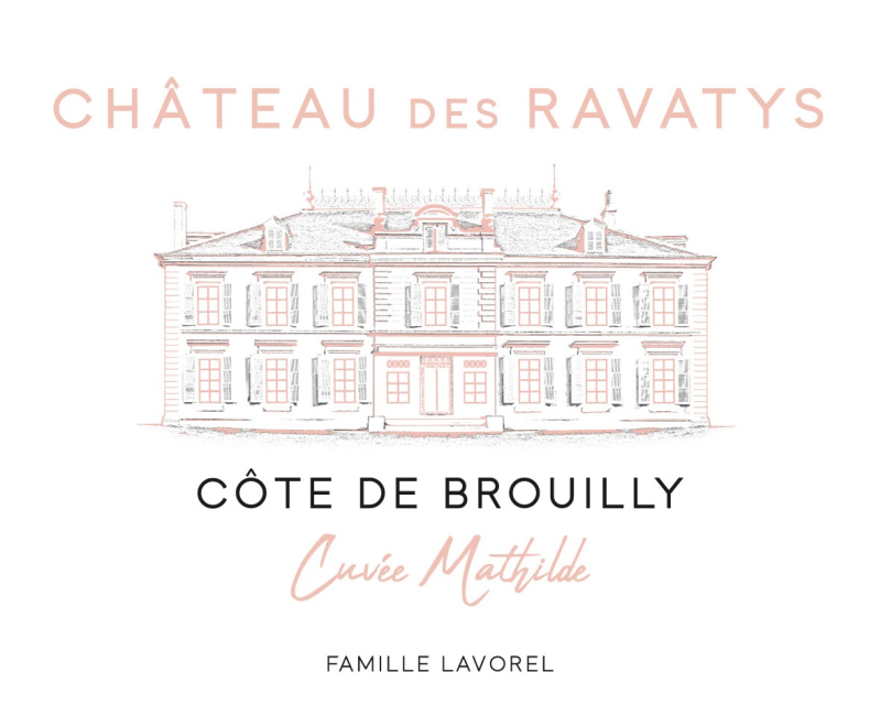 etiquette - Côte de Brouilly Cuvée Mathilde - Château des Ravatys - Domaines et Saveurs Collection