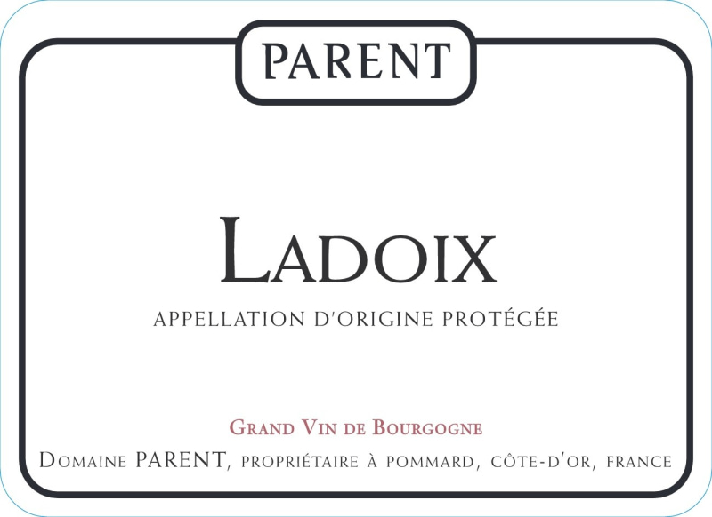 etiquette - Ladoix - Domaine Parent - Domaines et Saveurs Collection